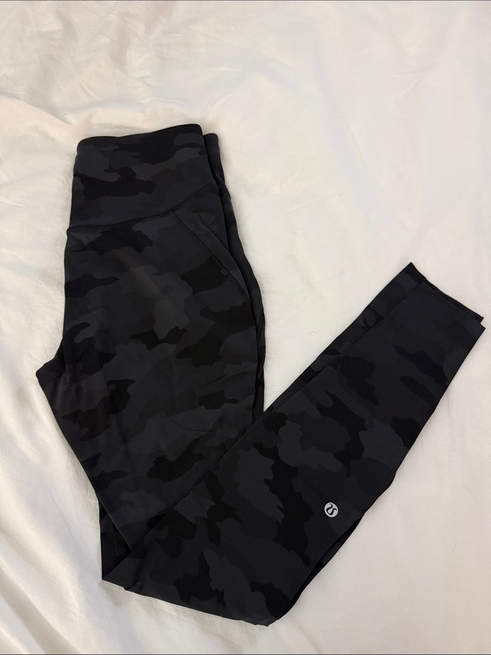 lululemon Black Camo High-Rise Leggings